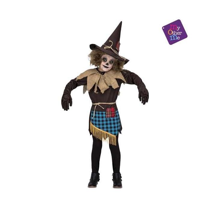 My Other Me Disfraz Espantapájaros para Niña 7-9 Años con Vestido, Cuello, Cinturón, Guantes y Sombrero 4