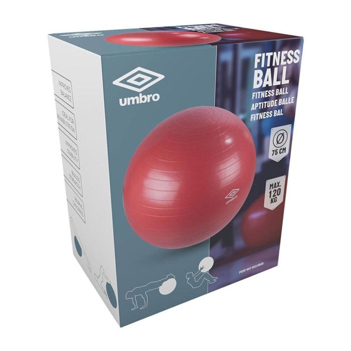 Pelota de fitness ø75 cm roja umbro 1