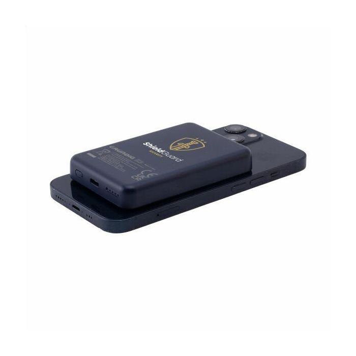 GRUNDIG Powerbank MagSafe 5000 mAh, Tipo C, con Indicador de Carga, Negro