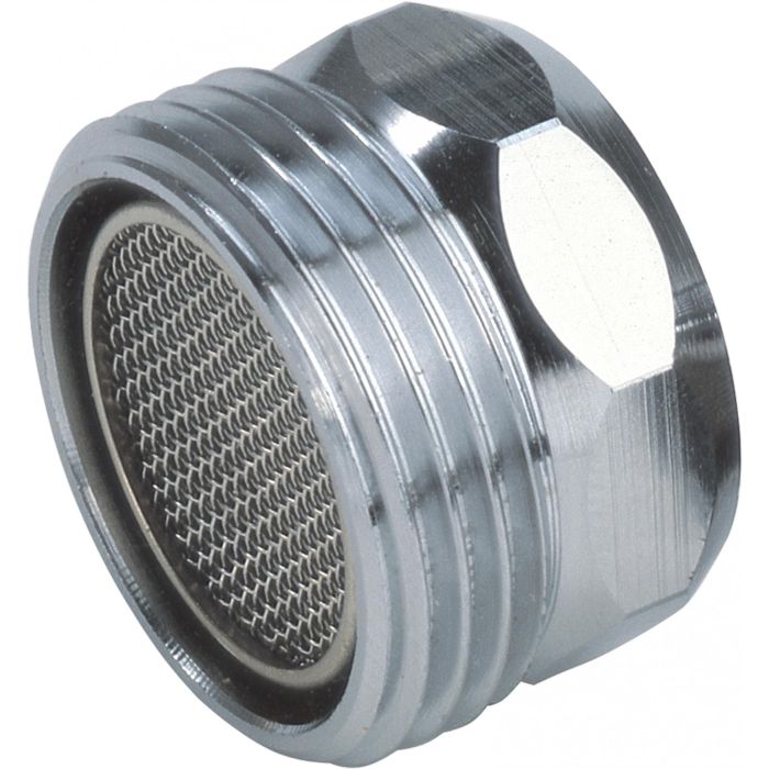 Gardena Adaptador rosca para grifo cocina/baño, macho Ø26,5mm (3/4) a hembra M22x1mm, acero inoxidable