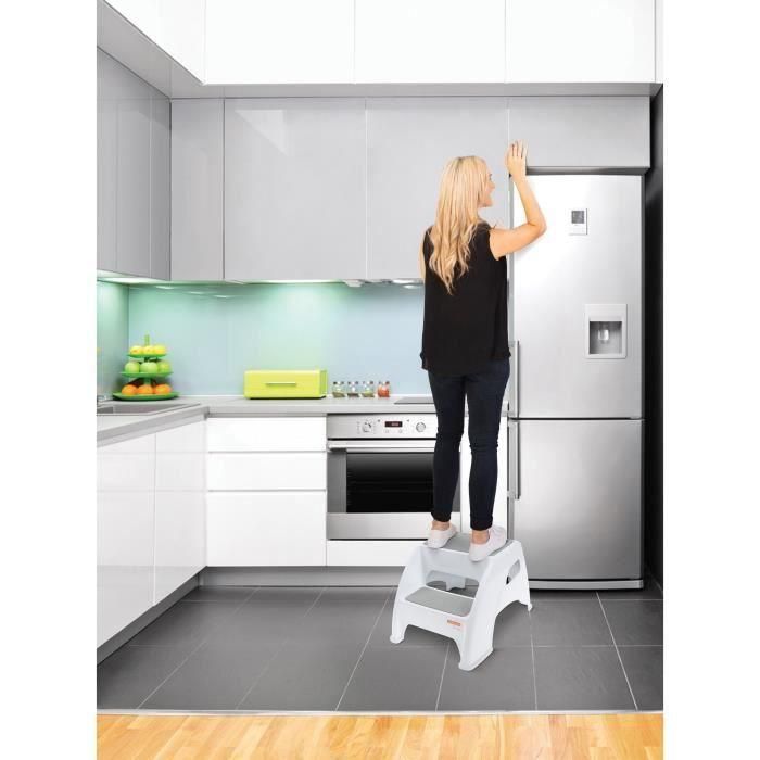 Taburete con escalera - DREAMBABY - Toddler & Me 2 Up - Antideslizante y texturizado - Hasta 145kg para pequeños y adultos - Gris 3 Taburete con escalera - DREAMBABY - Toddler & Me 2 Up - Antideslizante y texturizado - Hasta 145kg para pequeños y adultos - Gris 3