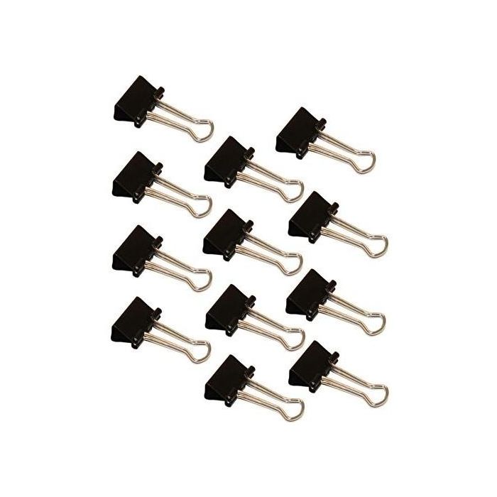 WEDO Klemmer Foldback 19 mm, caja de 12 unidades