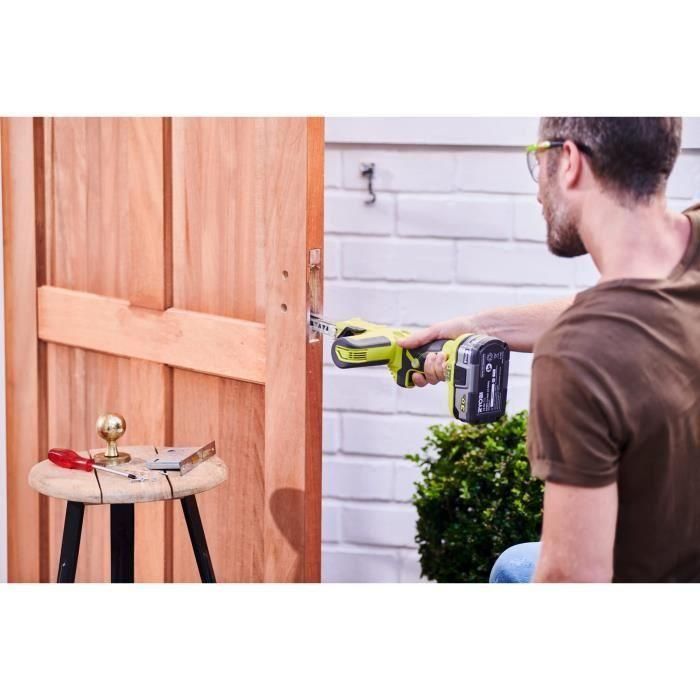Ryobi Lima Eléctrica 18V Banda 13x457mm Variador Velocidad + 3 Tiras de Lijado Madera Azulejos 4 Ryobi Lima Eléctrica 18V Banda 13x457mm Variador Velocidad + 3 Tiras de Lijado Madera Azulejos 4