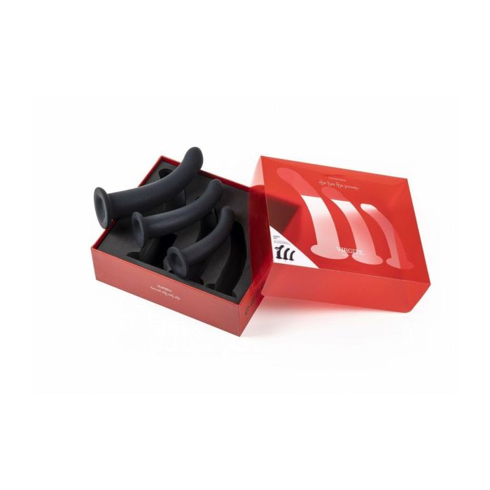 Dildo Virgite Negro S/M/L Set 3 Dildo Virgite Negro S/M/L Set 3