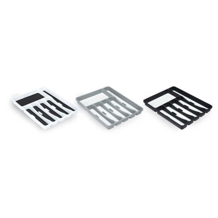 Organizador para Cubiertos Polipropileno 32,5 x 4,5 x 40,5 cm (12 Unidades) 3