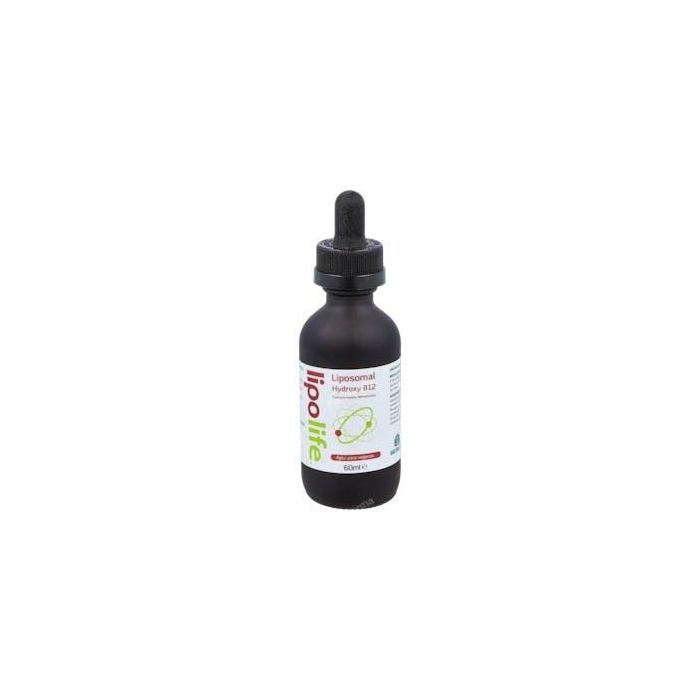 Lipolife Liposomal Hydroxy B12 60ml - Complemento Alimenticio Vitamina B12 con Edulcorante