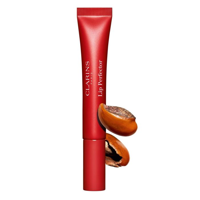 Clarins M1326G/20 Lip Perfector Brillo de Labios Embellecedor #23 Pomegranate Glow 12 ml. Bálsamo que aporta volumen y suavidad.