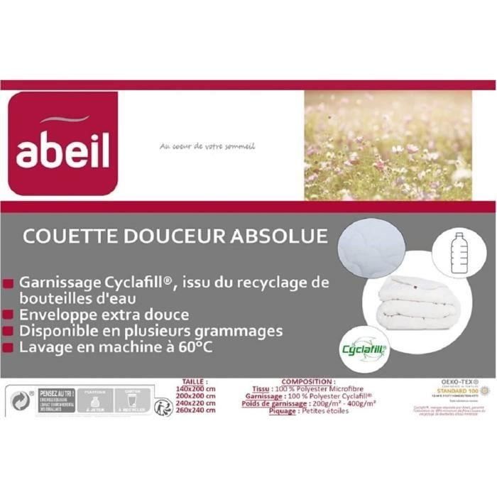 ABEIL Edredón cálido Douceur Absolue 220x240 cm blanco 4 ABEIL Edredón cálido Douceur Absolue 220x240 cm blanco 4
