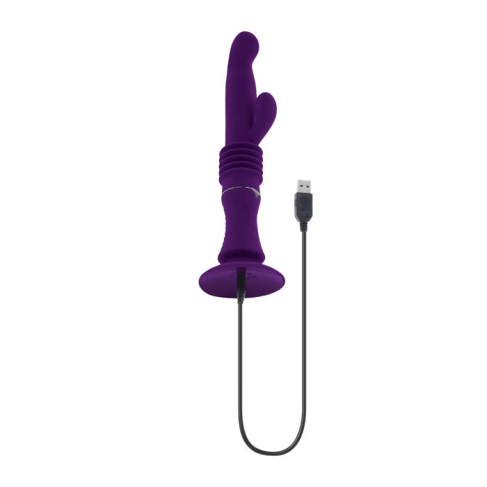 Vibrador Punto G Playboy Hoppy Morado 2