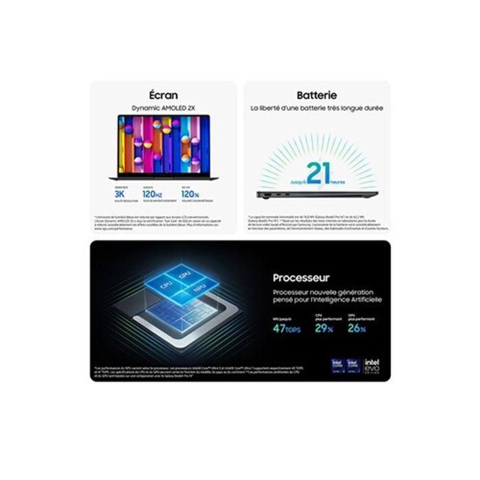 Portátil - SAMSUNG - Galaxy Book5 Pro - 14 - Intel Core Ultra 7 - 16 GB RAM - 512 GB SSD - Gris 3 Portátil - SAMSUNG - Galaxy Book5 Pro - 14 - Intel Core Ultra 7 - 16 GB RAM - 512 GB SSD - Gris 3