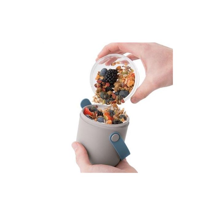 Berghoff 3950235 Recipiente Dual con Cubertería de 3 Piezas y Funda de Silicona 2