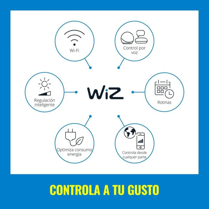 Wiz WIZ8719514554450 Guirnalda de Luces LED 15m Conectada para Exterior 1 Wiz WIZ8719514554450 Guirnalda de Luces LED 15m Conectada para Exterior 1