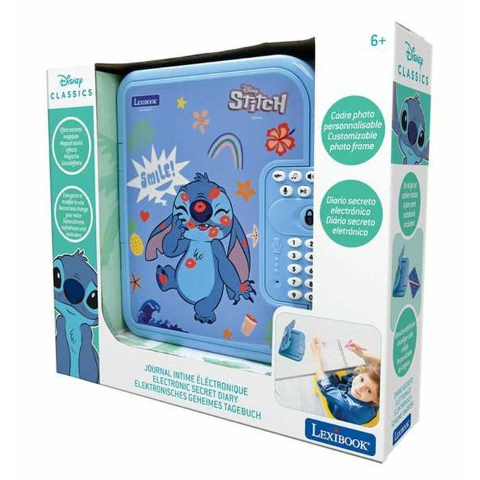 Lexibook Cuaderno Diario Secreto Electrónico Disney Stitch con Código, Luces y Sonido - 24,1x6,5x18 cm 9 Lexibook Cuaderno Diario Secreto Electrónico Disney Stitch con Código, Luces y Sonido - 24,1x6,5x18 cm 9
