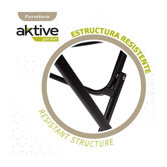 Mesa Plegable Aktive 60 x 70 x 60 cm Acero 5