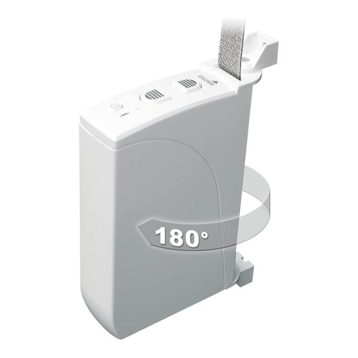 Schellenberg Recogedor eléctrico rollo power 35 22637 - Enrollador de correa manual, temporizador programable, detección de obstáculos, fácil montaje 5