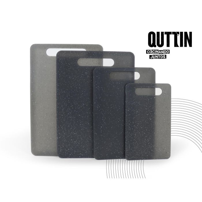 Quttin Tabla Cortar Plast. Granito 37.5 x 23.5 cm 9