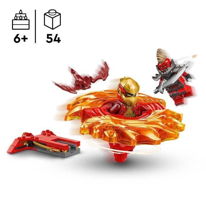 LEGO 71823 NINJAGO Kai's Dragon Spinjitzu Top - Juego de Construcción para Niños 6+ Años 1