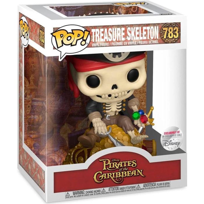Figura POP Deluxe Piratas del Caribe Treasure Skeleton Exclusive 1