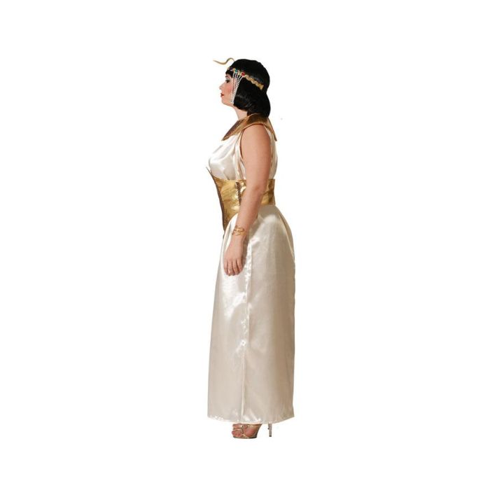 Disfraz Egipcia Mujer Vestido Dorado Con Diadema XXL 1 Disfraz Egipcia Mujer Vestido Dorado Con Diadema XXL 1