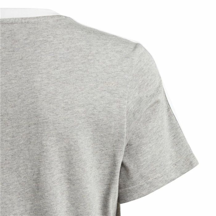 Camiseta de Manga Corta Infantil Adidas Gris 3