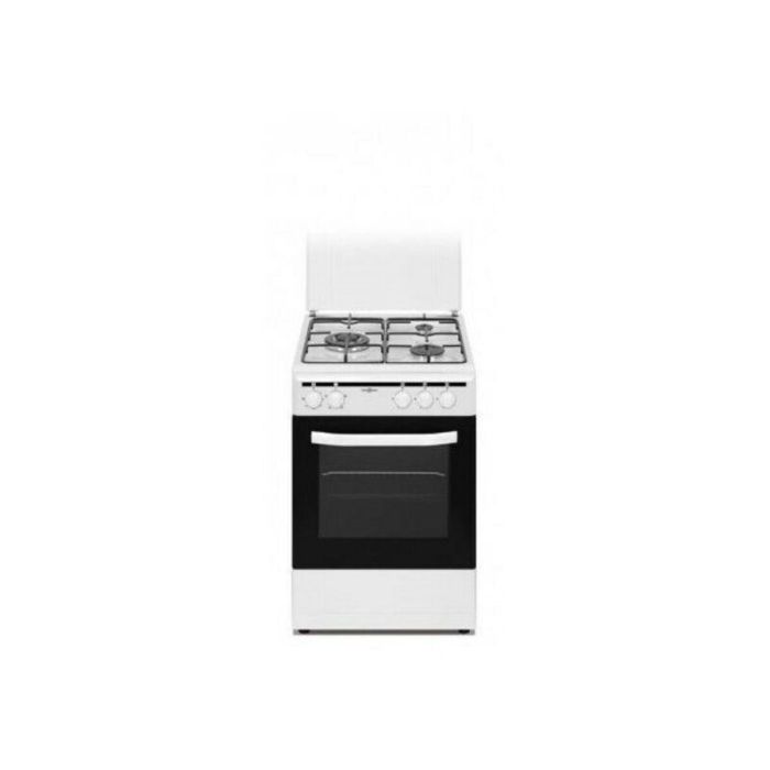 Cocina de Gas Vitrokitchen CB5535BBE BUT Blanco Mixta (50 x 55 cm)