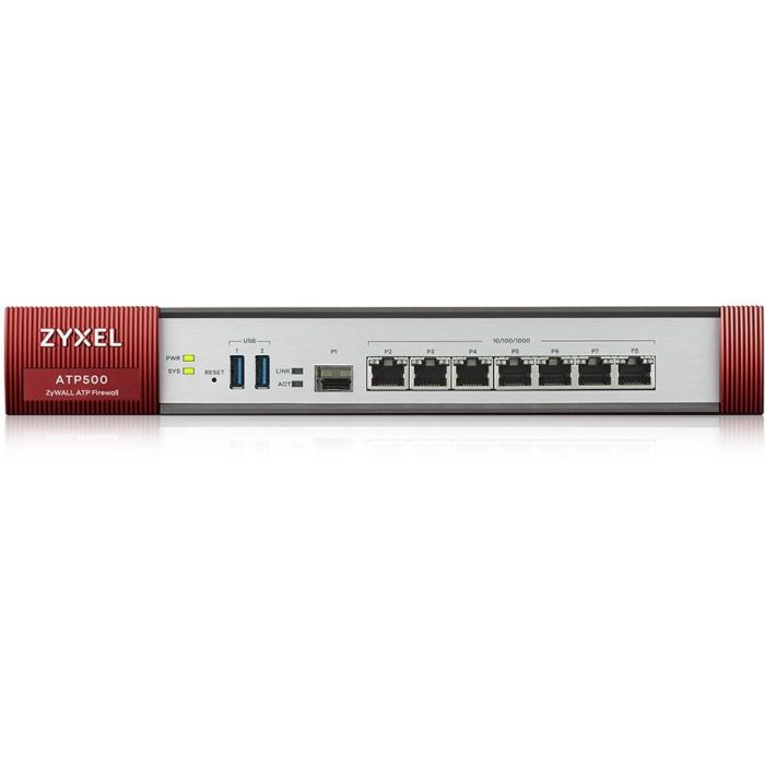 Zyxel ATP500 Firewall con 2.6 Gbit/s y 0.9 Gbit/s VPN, incluye 1 año Security GOLD Pack, montaje en rack o escritorio 0 Zyxel ATP500 Firewall con 2.6 Gbit/s y 0.9 Gbit/s VPN, incluye 1 año Security GOLD Pack, montaje en rack o escritorio 0
