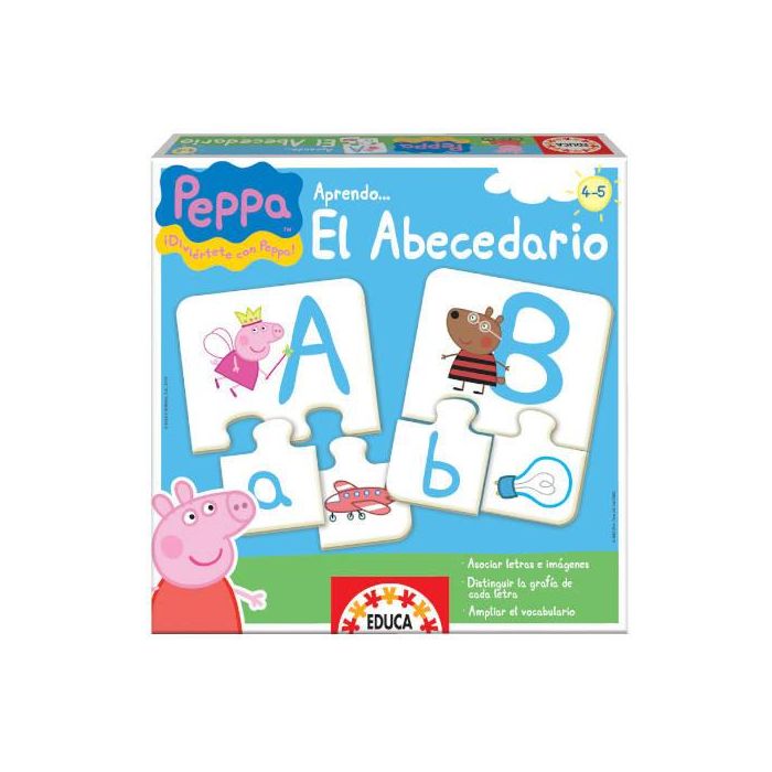 Educa Juego Aprendo el Abecedario con Peppa Pig para Niños de 4 a 5 Años