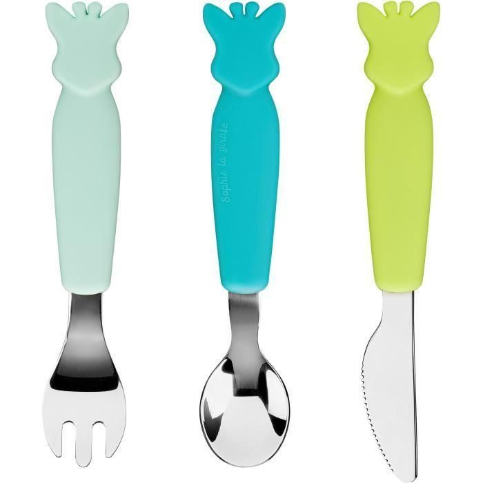 Cubiertos - SOPHIE LA GIRAFE - Silicona 1