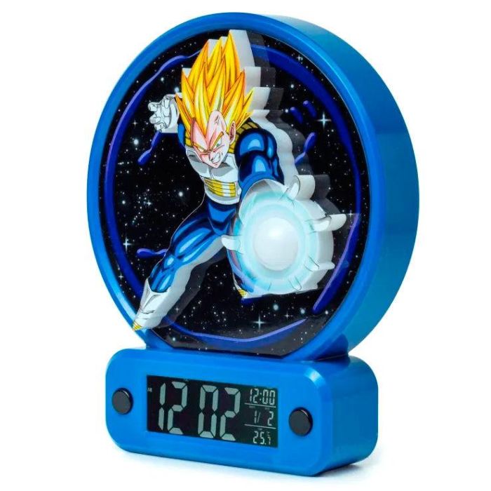 Teknofun Reloj Despertador Digital con Luz de Vegeta, Dragon Ball Z, Muestra Fecha, Hora y Temperatura 1 Teknofun Reloj Despertador Digital con Luz de Vegeta, Dragon Ball Z, Muestra Fecha, Hora y Temperatura 1