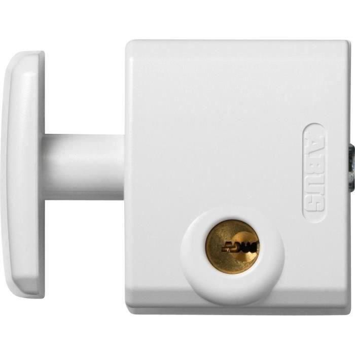 Abus FTS3002 S KA AL0125 Cerradura de Seguridad para Ventanas de Aluminio, Madera, Plástico - Requiere Llave solo para Apertura