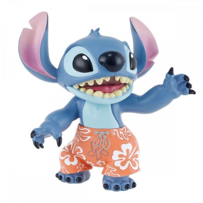 Enesco Figura Decorativa Disney Stitch Aloha - Resina, Pintada a Mano, 16.5 cm
