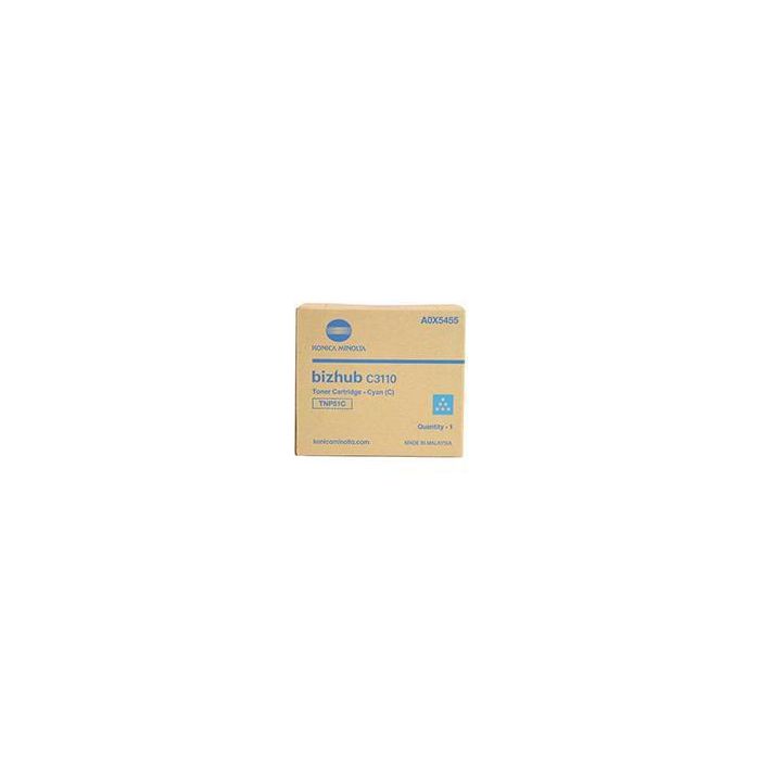 Konica TNP-51C Tóner Cyan 5000 páginas