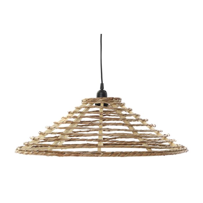 DKD Home Decor Lámpara de Techo de Ratán Marrón 57 x 22 x 57 cm 3