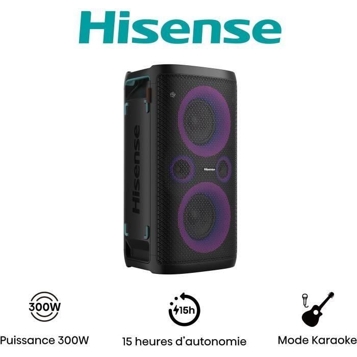 Hisense HIS6942351423142 Altavoz portátil Bluetooth 300 W máximo 1 Hisense HIS6942351423142 Altavoz portátil Bluetooth 300 W máximo 1