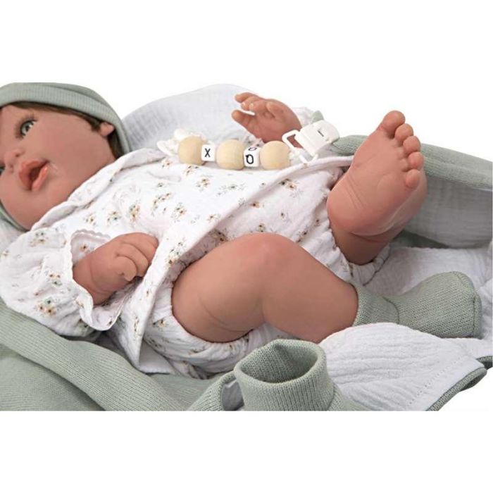 Muñeca reborn arias 45 cm paulina c/manta 18 Muñeca reborn arias 45 cm paulina c/manta 18