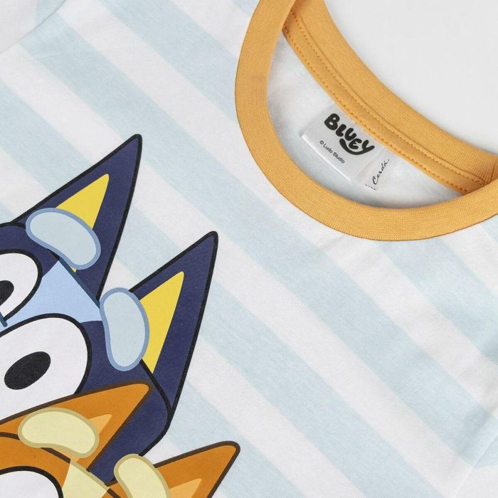 Pijama Infantil Bluey Azul claro 4