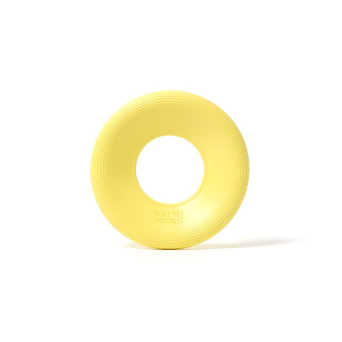 Earth Rated Juguete Volador Fly Toy para Perros Talla S Amarillo - Disco Flotante de Material Suave, para Juego Interactivo 1