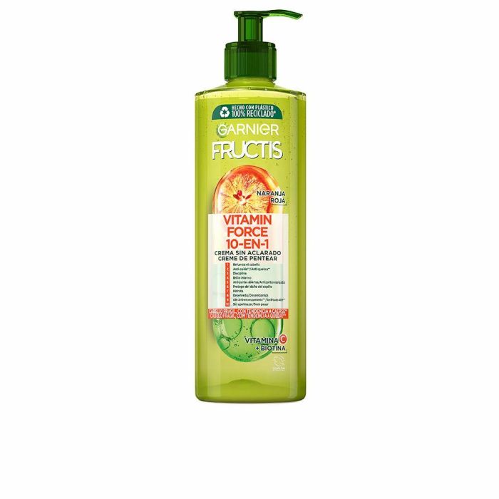 Garnier Fructis Vitamina C Force & Biotina Crema Sin Aclarado 400 ml 0 Garnier Fructis Vitamina C Force & Biotina Crema Sin Aclarado 400 ml 0