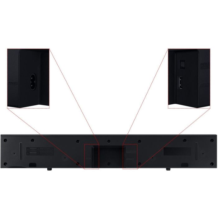 Samsung HW-C410G Soundbar 2.0 Canales 40W con Dolby Audio y DTS 2.0, Bluetooth, USB, Montaje en Pared, Color Negro/Titanio 5 Samsung HW-C410G Soundbar 2.0 Canales 40W con Dolby Audio y DTS 2.0, Bluetooth, USB, Montaje en Pared, Color Negro/Titanio 5