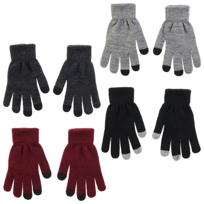 Sensly Par Guantes Táctiles Invierno Grand Froid Suaves para Teléfono Talla Única 2