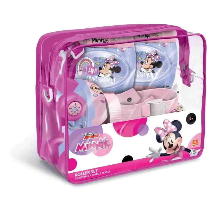 Mondo MON8001011287017 Patines Minnie con Protecciones Ajustables para Niñas – Peso Máximo 20 kg 2