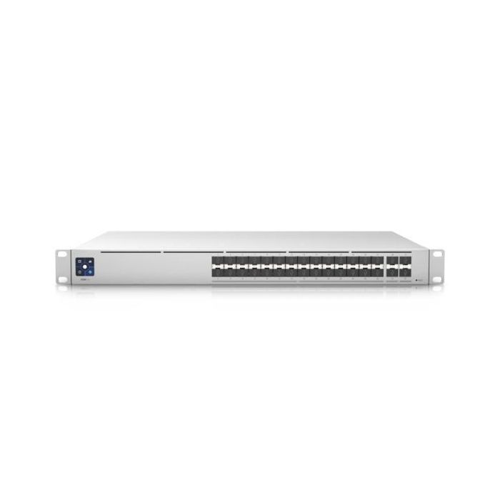 Ubiquiti USW-Pro-Aggregation Switch Layer 3 Gestionado 4x 25G SFP28, 28x 10G SFP+ y Agregación de Enlaces 1