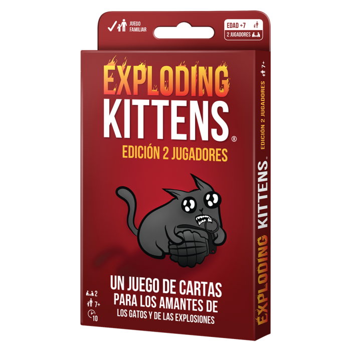 Exploding Kittens Edición 2 Jugadores