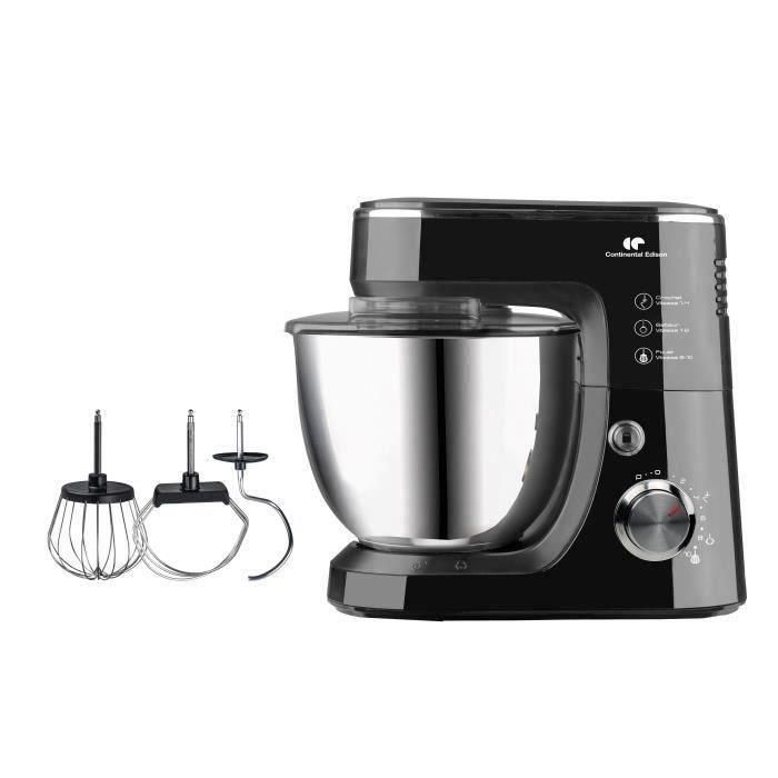 Procesador de pastelería CONTINENTAL EDISON CERP800B - 800W - Negro 2 Procesador de pastelería CONTINENTAL EDISON CERP800B - 800W - Negro 2