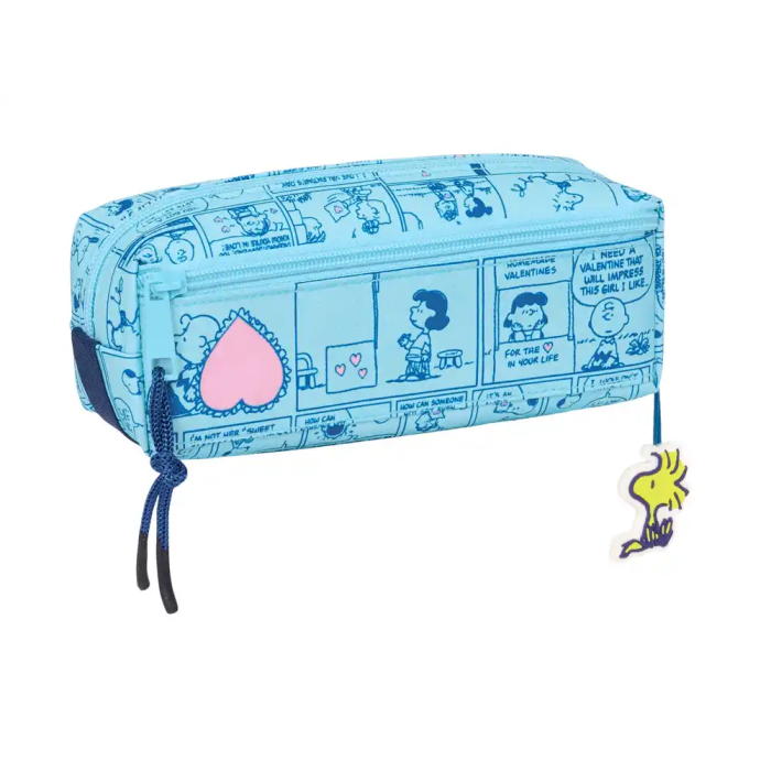 Portatodo Snoopy Love Azul claro 22 x 8,5 x 6 cm 1 Portatodo Snoopy Love Azul claro 22 x 8,5 x 6 cm 1