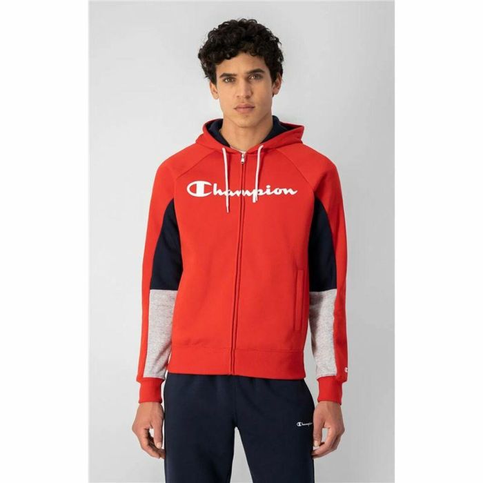 Chándal para Adultos Champion Rojo Con capucha 2 Chándal para Adultos Champion Rojo Con capucha 2