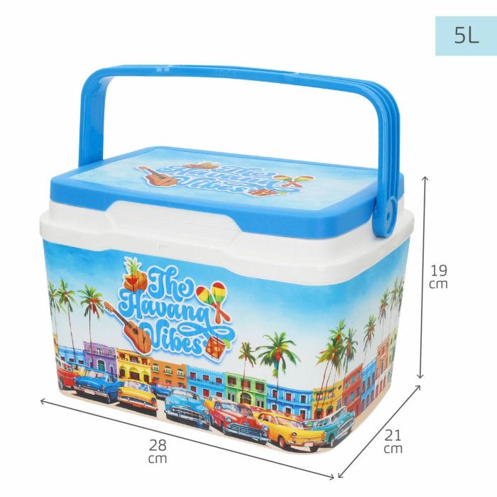 Nevera Portátil Rígida Aktive 5 L 28 x 19 x 21 cm Azul (6 Unidades) 3 Nevera Portátil Rígida Aktive 5 L 28 x 19 x 21 cm Azul (6 Unidades) 3