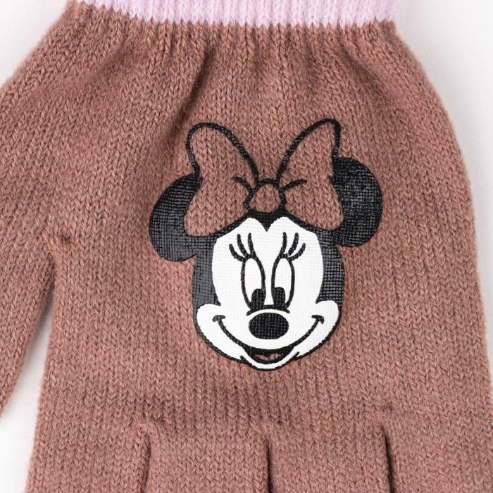 Guantes Minnie Mouse Rosa 2-8 Años 3