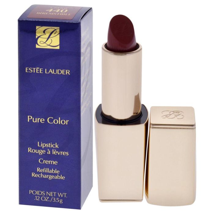 Estée Lauder Pure Color Creme Pintalabios #irresistable, Color Vibrante Larga Duración 10 Horas, Acabado Suave y Satinado, 3.5 g 5 Estée Lauder Pure Color Creme Pintalabios #irresistable, Color Vibrante Larga Duración 10 Horas, Acabado Suave y Satinado, 3.5 g 5