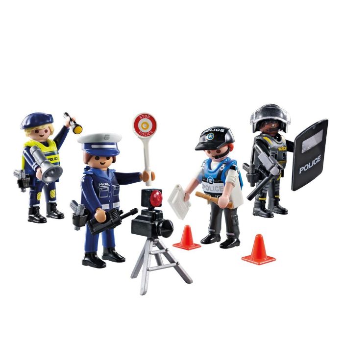 Playmobil Set De Figuras Policía Action Heroes 71730